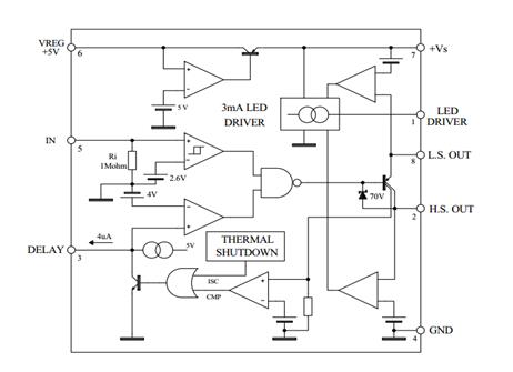 音叉液位开关PNP输出方式的驱动电路设计